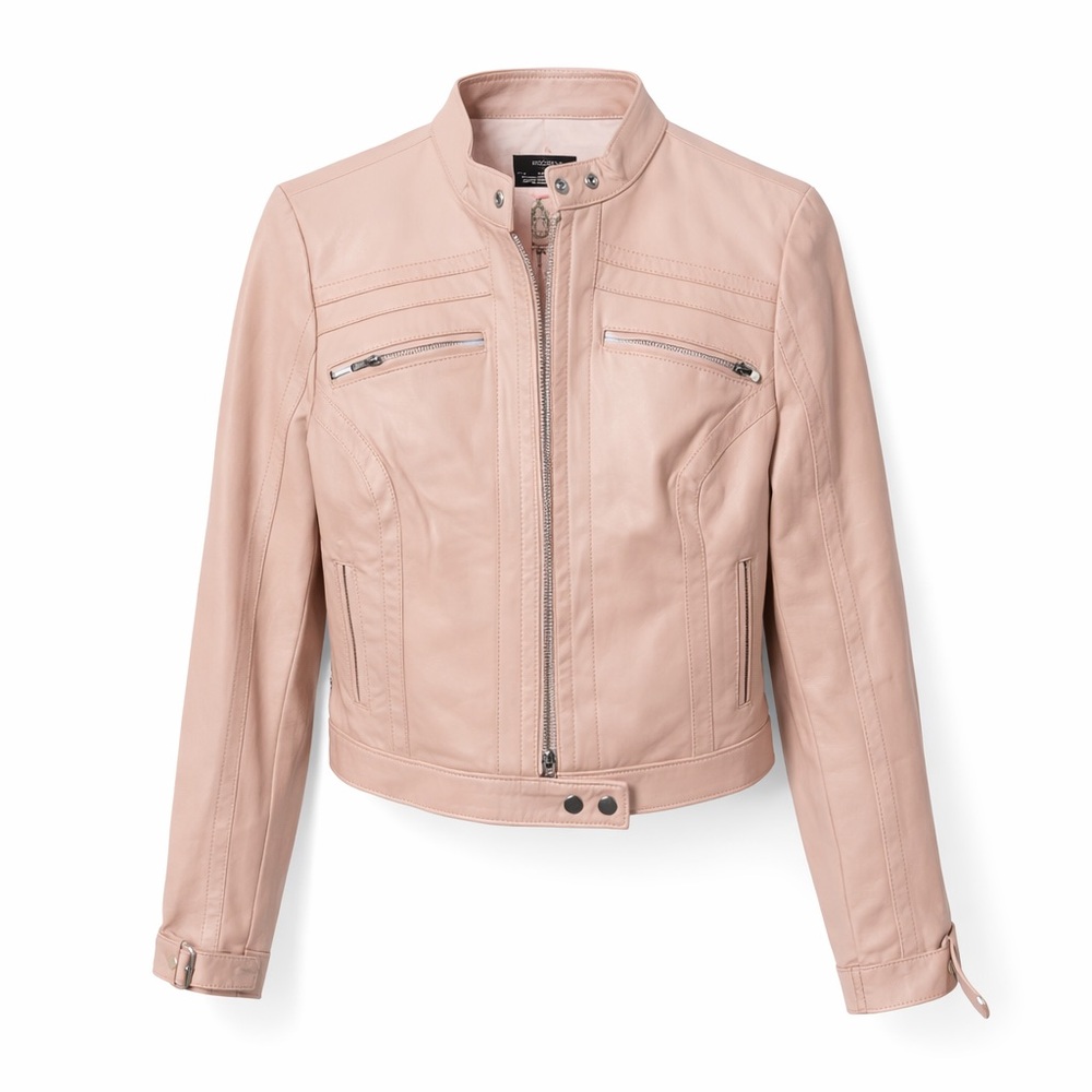 Y2K Vintage Arden B. Pink Leather Jacket